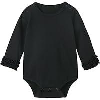 Algopix Similar Product 11 - pureborn Baby Girls Boys Bodysuit Super