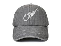 Algopix Similar Product 9 - Shenbors Embroidered Gone Fishing Hat
