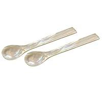 Algopix Similar Product 14 - Edzard Egg Spoons MOP Set of 2 Made