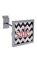 Algopix Similar Product 19 - Rectangular Chrome Faceout Sign Holder