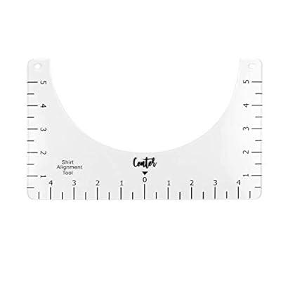 4 Pack Tshirt Ruler Guide for Vinyl Alignment, T Shirt Rulers to Center Designs, T Shirt Ruler Alignment Tool Placement, Size: One Size