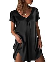 Algopix Similar Product 14 - Ekouaer Womens Satin Nightgowns Short