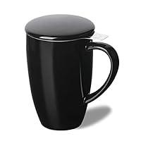 Algopix Similar Product 13 - Sweejar Porcelain Tea Mug with Infuser