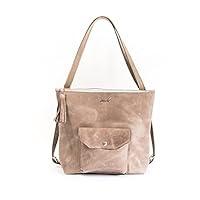 Algopix Similar Product 6 - Mocha Becka Backpack  Leather Backpack