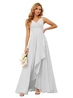 Algopix Similar Product 15 - YMSHA Womens Ruched Waist Bridesmaid