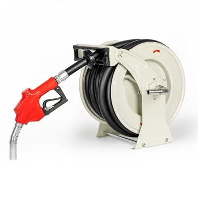 Best Deal for Commercial Fuel Hose Reel Retractable, 1x 50' Spring