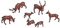 Algopix Similar Product 4 - Rayher Plastic miniatures Deer