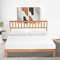 Algopix Similar Product 14 - DELAVIN Solid Wood Bed Frame King Bed
