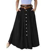 Algopix Similar Product 20 - Midi Skirt for Women High Waist Skirt