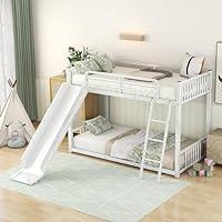 Algopix Similar Product 20 - Oudiec Twin Over Twin Bunk Bed with
