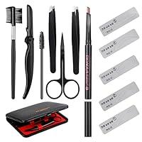 Algopix Similar Product 7 - SENXILLER Eyebrow Kit Razor Pencil