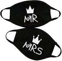 Algopix Similar Product 10 - Set Face Mask Mr Mrs Face Mask