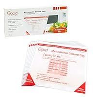 Algopix Similar Product 5 - Microwave Food Steamer Bags Set of 6