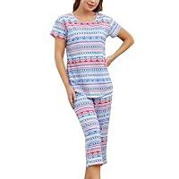 Algopix Similar Product 10 - PNAEONG Womens Pajama Set  Sleepwear