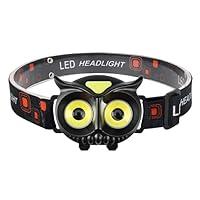 Algopix Similar Product 20 - PINSAI LED Headlamp Owl Headlight for