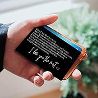 Algopix Similar Product 16 - Wallet Insert Note Card  Love Note