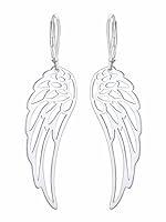 Algopix Similar Product 13 - Angel Wings Dangling Earrings for Women