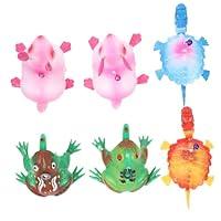 Algopix Similar Product 7 - KICHOUSE 6pcs Pull Toy Frog Toys Kids
