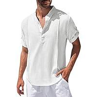 Algopix Similar Product 14 - Henley Shirts for MenMens Short Sleeve