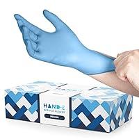 Algopix Similar Product 14 - Blue Nitrile Disposable Gloves Medium 