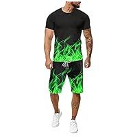 Algopix Similar Product 8 - Men Sweatsuits Sets Summer Sportswear