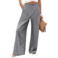 Algopix Similar Product 11 - Deals 2023 Linen Pants Women Summer