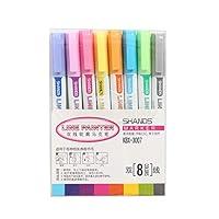 Algopix Similar Product 3 - GSJDD Double Line Colored Permanent