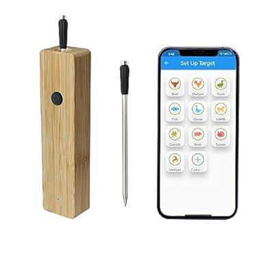 Best Deal for Smart Wireless Meat Thermometer 360FT APP Control Bluetooth