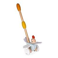 Algopix Similar Product 10 - Janod  Push Along Flapping Chick with