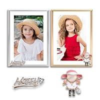 Algopix Similar Product 19 - Dotride 5x7 Metal Picture Frames with