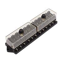 Algopix Similar Product 14 - uxcell 32V 12Way Lateral Fuse Box