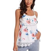 Algopix Similar Product 3 - Loose Fitting Padded Tank Top with