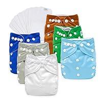 Algopix Similar Product 1 - AnAnBaby Reusable Cloth Diapers for