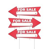 Algopix Similar Product 1 - For Sale Red Arrow Signs with Stakes16