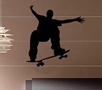 Algopix Similar Product 18 - Skateboarder Vinyl Wall Art 60cm x 60cm