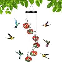 Algopix Similar Product 20 - Charming Wind Chimes Hummingbird