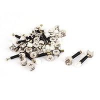 Algopix Similar Product 15 - uxcell Furniture Cam Fittings w Dowels