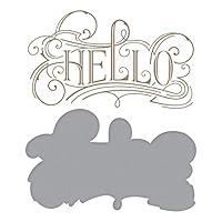 Algopix Similar Product 1 - Spellbinders Hello Glimmer Hot Foil