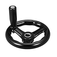 Algopix Similar Product 20 - uxcell Hand Wheel 125mm x 12mm Hole