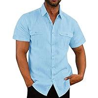 Algopix Similar Product 15 - Lenkho Button Down Shirts for Men Tall