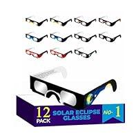 Algopix Similar Product 5 - Solar Eclipse Glasses 6 Pack Solar