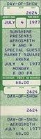 Algopix Similar Product 15 - Aerosmith 1977 Unused Concert Ticket