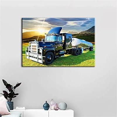 Best Deal for DIY 5D Large Diamond Painting Kits Mack Truck Abstract