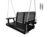 Algopix Similar Product 10 - Wooden Porch Swing 2Seater Bench