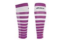 Algopix Similar Product 5 - 2XU Striped Compression Calf Sleeves