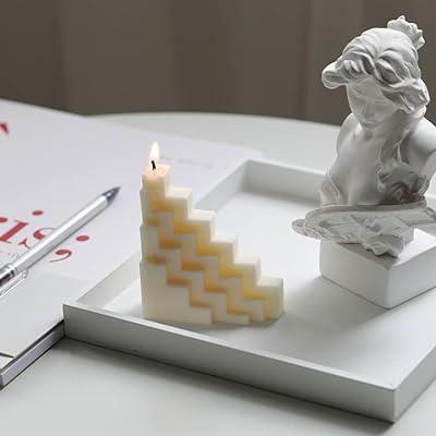 Best Deal for Geometric Candle Molds Silicone Mold, 3D Letter Candle Mold