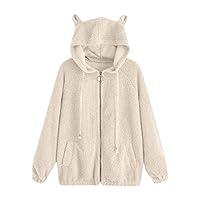 Algopix Similar Product 11 - Chanyuhui Women Oversize Fleece Hooded