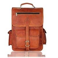 Algopix Similar Product 5 - Brown Leather Rucksack by Leather