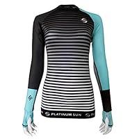 Algopix Similar Product 2 - Womens Rash Guard Swim Shirt Long