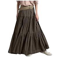 Algopix Similar Product 13 - Midi Skirt for Women KneeLength Skirt